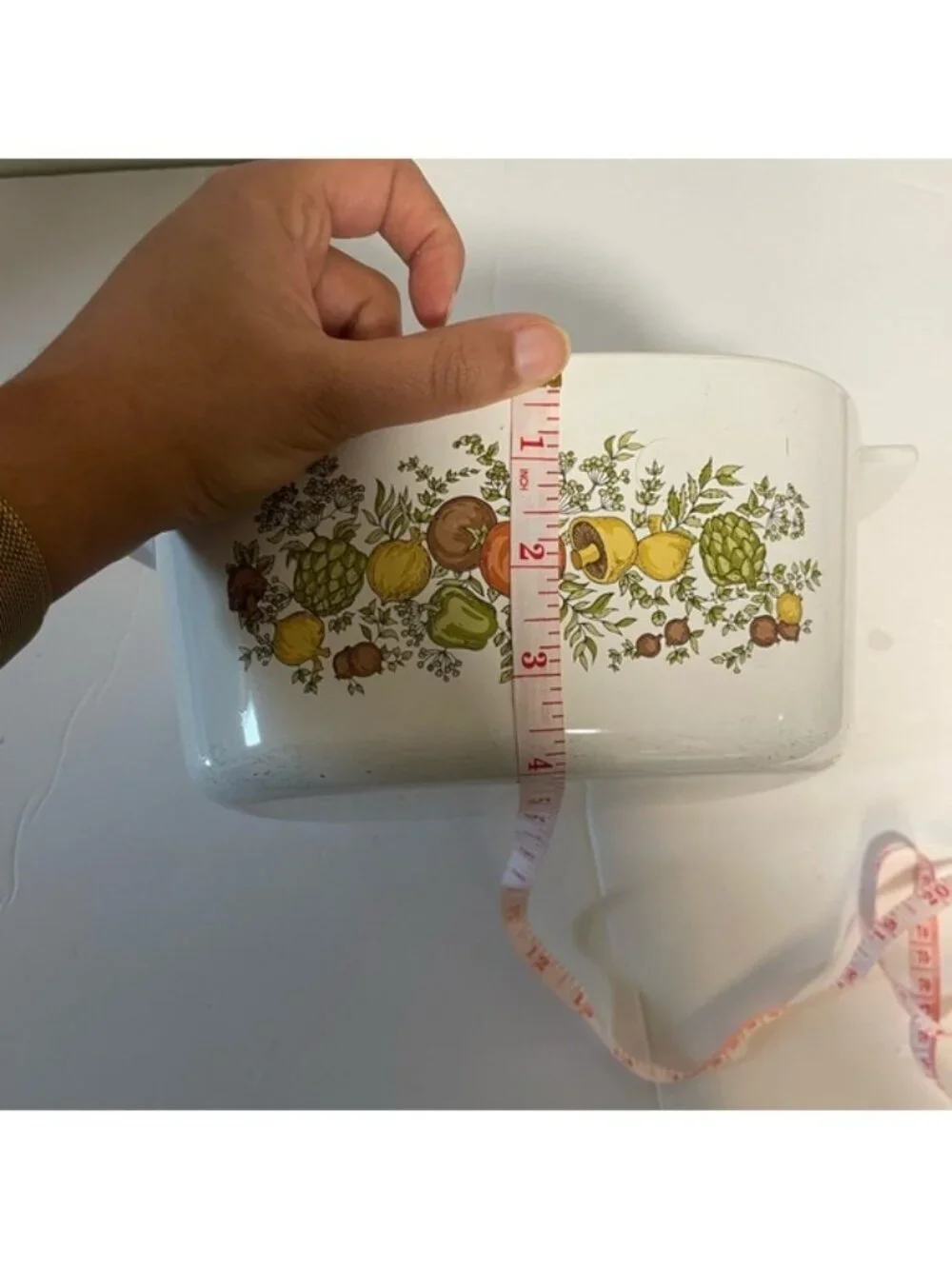 Vintage Corning Ware Spice of Life 2.5L Casserole Dish with Glass Lid